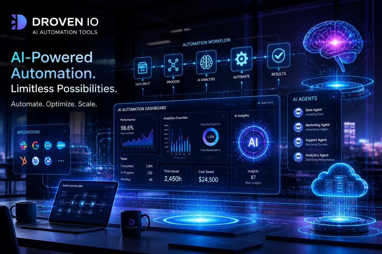 Droven IO AI Automation Tools: Everything You Need to Know - Classroom 30x